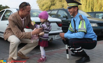 На дорогах Кобринщины прошла акция ГАИ  «Внимание – дети!»