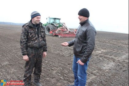 На Кобрыншчыне распачалі сяўбу