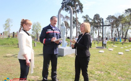 Недавно в деревне Тевли на мемориале была проведена реконструкция