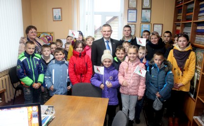 Редакцию районной газеты «Кобрынскі веснік» посетили учащиеся и педагоги Дивинской средней школы