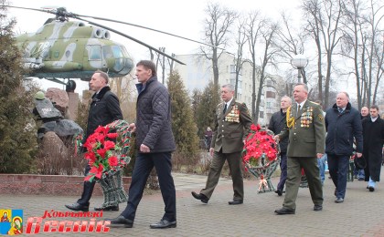 Торжественные мероприятия, посвящённые 30-летию со дня вывода советских войск из Афганистана, прошли на Кобринщине