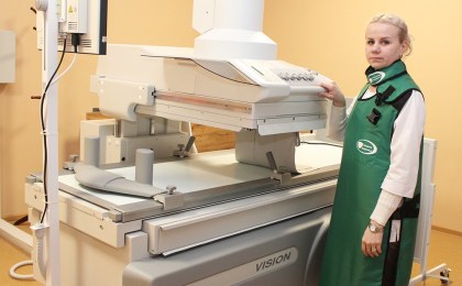 В Кобрине открылся обновлённый рентгенкабинет