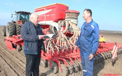 З новай тэхнікай – да новага ўраджаю!