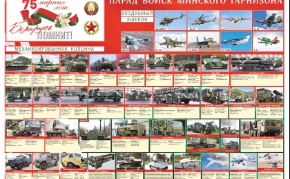 Парад войск минского гарнизона. Фото
