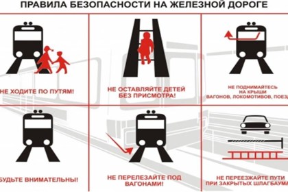 Кобринский РОВД напоминает: соблюдайте правила безопасного поведения на железнодорожном транспорте