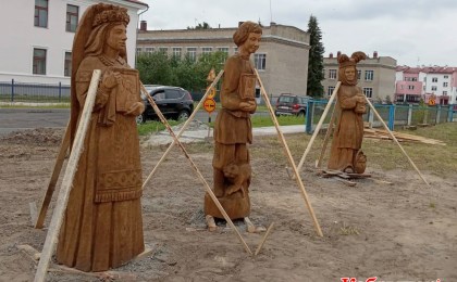 Дивинская национальная свадьба. Новые арт-объекты появились в Кобринском районе. ФОТО