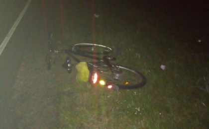 В Кобринском районе совершен наезд на 50-летнюю велосипедистку