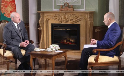 Лукашенко дал интервью известному украинскому журналисту Дмитрию Гордону