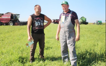 Тысячники вдвойне: Василий Коляда и Геннадий Балабушко из ОАО «Стригово»
