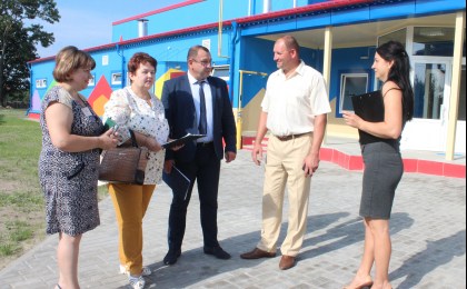 Залесская школа в новый учебный год – с новым спортзалом!