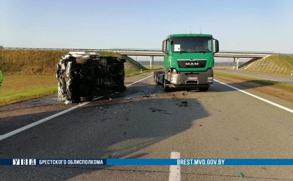 В Кобринском районе произошло «курьезное» ДТП