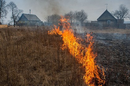 Сжигать мусор, сухую растительность на своем участке можно, но осторожно!