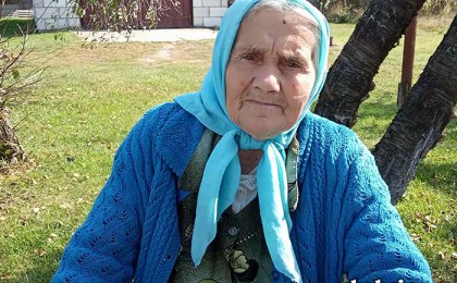 Пелагея Балка – адна з старэйшых жыхароў вёскі Лелікава