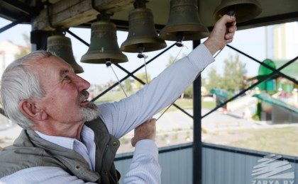 Шестой год военный пенсионер несет послушание звонаря Христорождественского храма в Кобрине