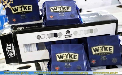 Более тонны сыра пытался незаконно ввезти водитель грузового автомобиля