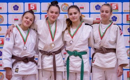 На пьедестале – сильнейшие дзюдоисты из Кобрина