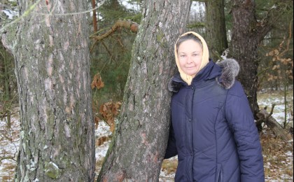 Прогулка по зимнему Дивинскому лесу с Юлией Пивоваровой