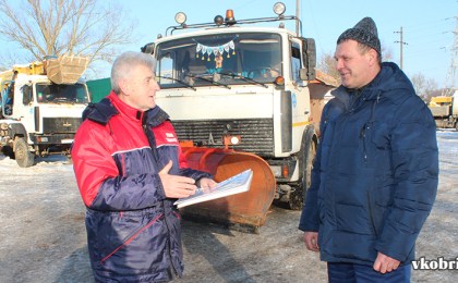 Для коммунальников КУМПП ЖКХ «Кобринское ЖКХ» зима не стала сюрпризом