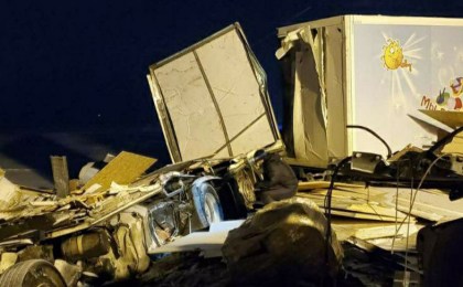 Под Крупками столкнулись фуры - погиб водитель из Кобрина