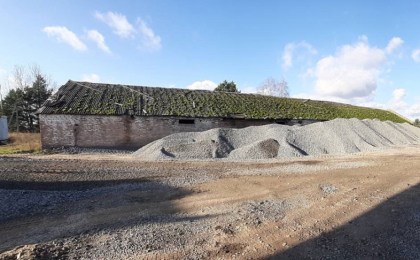 В Кобринском районе группа из четырех человек похищала щебень с предприятия