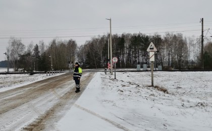 ГАИ Кобринского РОВД весь март уделяло пристальное внимание железнодорожным переездам