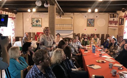 Тренинг под названием «Работа- это театр, а каждый бизнес - сцена» прошёл в усадьбе «Полесские традиции» в деревне Андроново