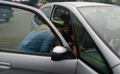 Сотрудники ГАИ провели в Кобрине рейдовые мероприятия по контролю за безопасной перевозкой детей