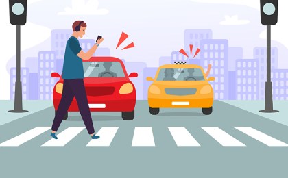 На территории Кобринского района с 8 по 12 апреля 2022 года проходит профилактическая акция «Пешеход – соблюдай ПДД!»