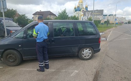 В Кобрине госавтоинспекторы отработали перекрёстки