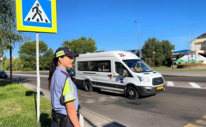 ГАИ Брестской области провела акцию «Пешеход, помни о безопасности!»