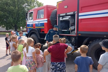 «Ярмарка безопасности» с участием сотрудников МЧС прошла в агрогородке Городец