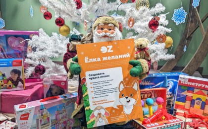 В OZ в Бресте появилась «Ёлка желаний» для онкобольных детей