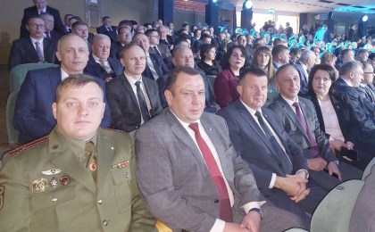 Кобринская делегация принимает участие в Послании Президента Беларуси Александра Лукашенко белорусскому народу и Национальному собранию