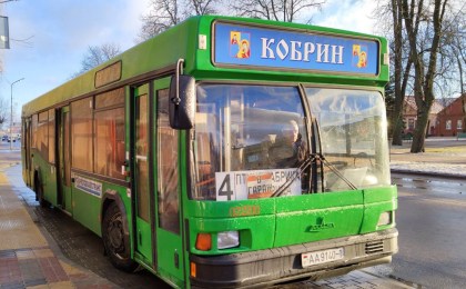 22 апреля общественный транспорт в Кобрине будет работать по графику рабочего дня!