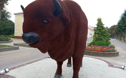 В Кобрине на улице Суворова появился новый арт-объект