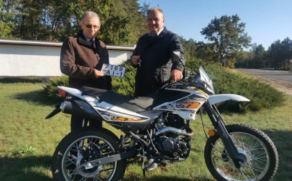 13 октября автопарк ОАО «Киселевцы» пополнился мотоциклом Racer C200 GY-C2