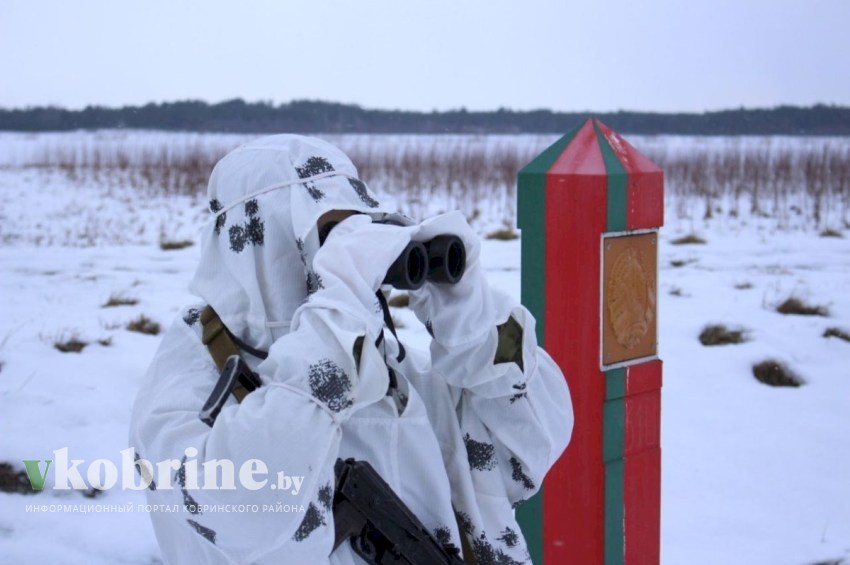 Новобранцы выступили в первый пограничный наряд