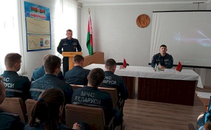 В Кобринском РОЧС подвели итоги работы за 2023 год