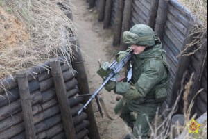 Гвардейцы 11-й мехбригады на базе Кобринского укрепрайона отработали ведение обороны