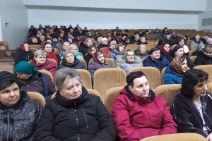 С целью предупреждения пожаров в аг. Дивин выступил представитель областного МЧС 