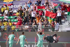 Уроженец Кобринского района Игорь Бриштель стал лучшим бомбардиром чемпионата мира 2024 по пляжному футболу