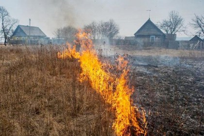 Весенние палы травы приводят к беде: будьте осторожны при наведении порядка!
