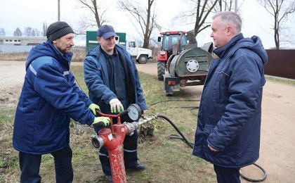 КУПП «Кобринрайводоканал» начал промывку сетей холодного водоснабжения