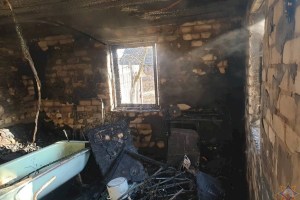 На пожаре в агрогородке Городец пострадала пенсионерка