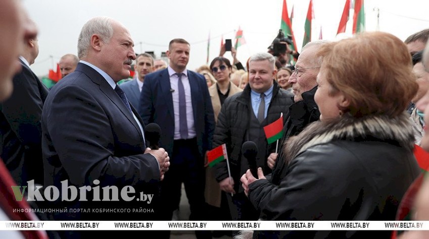 Лукашенко посетил с рабочей поездкой Гродно
