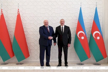 Встреча Лукашенко и Алиева проходит во дворце Президента Азербайджана
