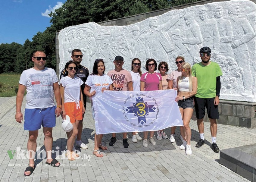 Профсоюзный актив УЗ «Кобринская ЦРБ» отметил День города велопробегом