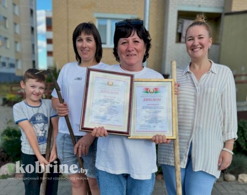 Завоевали звание дома образцового порядка в Кобрине. Кто они?