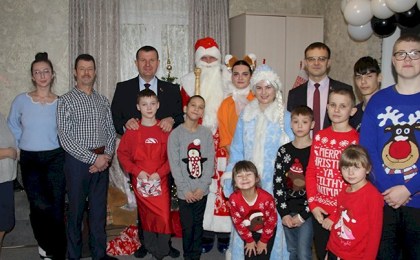 Акция «Наши дети» на Кобринщине пришла в детские дома семейного типа 