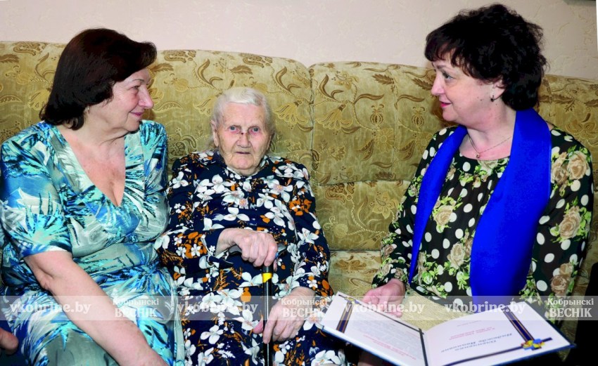 Жительница Кобрина Надежда Омельченко отпраздновала свой 100-летний юбилей